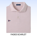 PETER MILLAR ALBATROSS STRIPE COTTON-BLEND PIQUÉ POLO