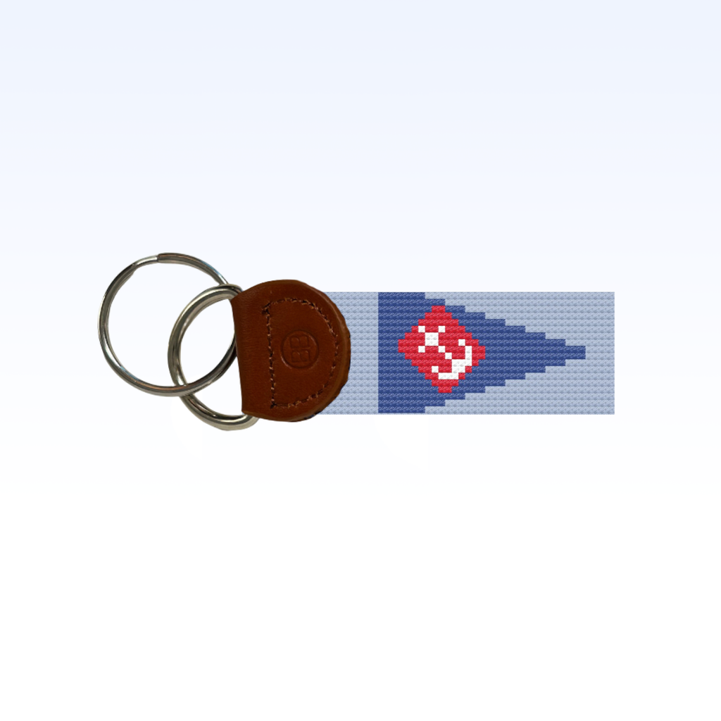 CUSTOM NEEDLEPOINT KEY FOB