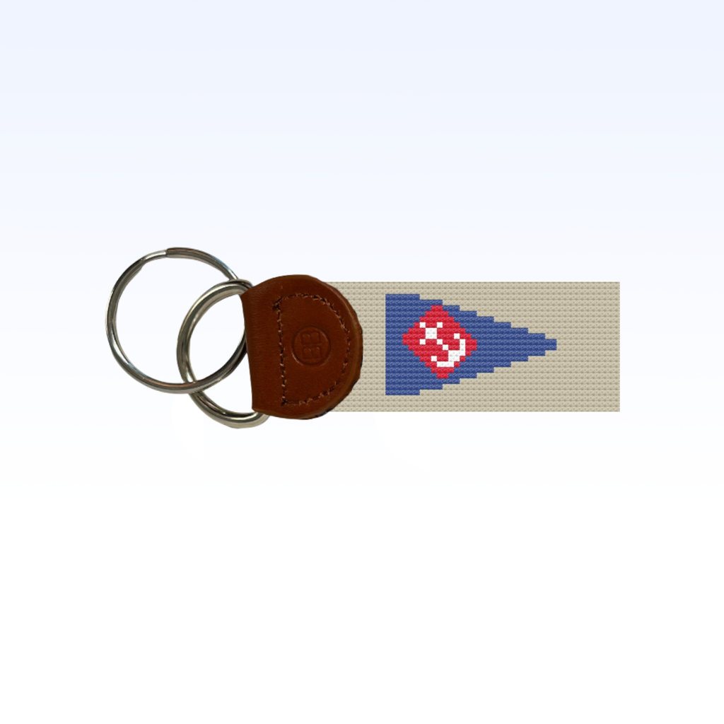 CUSTOM NEEDLEPOINT KEY FOB