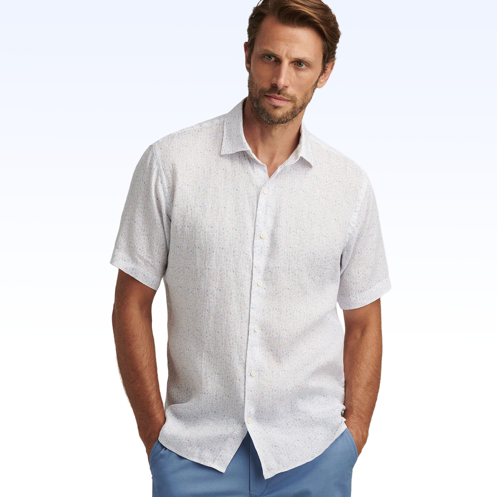PETER MILLAR LINEN SPORT SHIRT