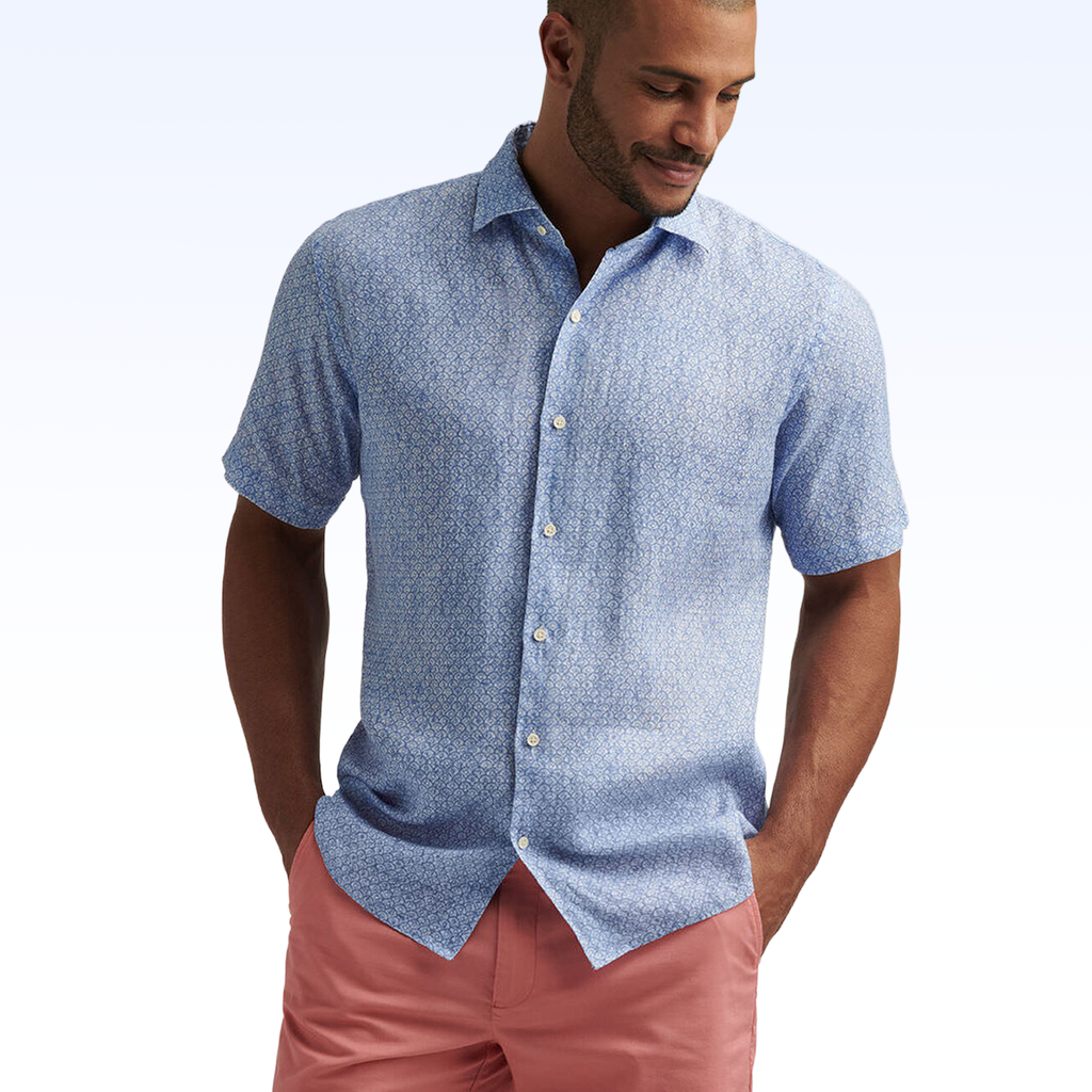 PETER MILLAR LINEN SPORT SHIRT
